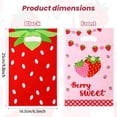 thumbnail image 2 of 9.8"x 6.3" Plastic Candy Gift Favor Bags,TGY 60 pack Party Favor Bags,Strawberry Goodie Gift Bag with Handles,Party Gift Bag for Kids Birthday Wedding Baby Shower Spring Summer Party, 2 of 7
