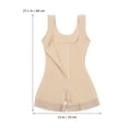 thumbnail image 5 of Body moldeador moldeador de cuerpo, entrenador de cintura, control de barriga, levantador de glúteos, moldeador de cuerpo con cremallera para mujer, talla S, 5 of 5