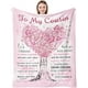 thumbnail image 1 of LHSHID Cousin Gifts for Women Blanket Cousin Gifts Best Gifts for Cousins Birthday Gifts for Cousins Female to My Favorite Cousin Gift Christmas Cousin Gift Ideas Throw Blanket 30"x40", 1 of 8