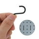 thumbnail image 3 of FENGGUIQU 20Ud Gancho Para Pegboard De Metal Negro Con Antideslizante Para Tienda, 3 of 8