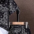 thumbnail image 7 of larppty Boys Summer Clothes 2 Piece Outfits Hawaiian Vacation Beach Short Sleeve Button Down Shirt & Shorts Sets (11-12 Years,Black), 7 of 7