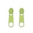 thumbnail image 4 of Plastic Zipper Pull Slider Head Oval Zippers light yellow 2pcs, 4 of 5