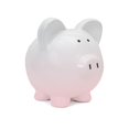 thumbnail image 1 of Child to Cherish Ombre Ceramic Piggy Bank, Pink, 1 of 4