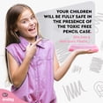 thumbnail image 6 of Enday Stackable Pencil Case Large Capacity School Supplies Organizer Pink 8” 6 Count, 6 of 7