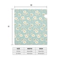 thumbnail image 5 of Lsque Floral Daisy Mailbox Cover Standard Size ,Magnetic Mailbox Covers Post Wraps Letter Box Cover -21x18 in, 5 of 9