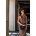 thumbnail image 5 of Women Faux Leather Crossbody Bag Evening Clutch with Silver Chain, 5 of 6