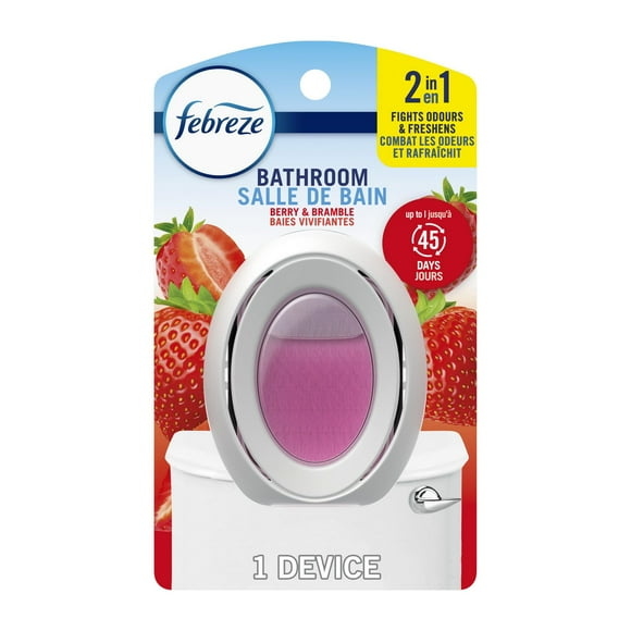 Febreze Bathroom Air Freshener, Odor-Fighting, Berry & Bramble Scent