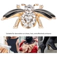 thumbnail image 2 of HUGFEGWE 10pcs Rhinestone Pearl Shoe Clips, Crystal Shoe Clips, Wedding Party Shoes Buckles Decoration, Decorative Rhinestone Shoe Clips Buckles CJB91-105267, 2 of 7