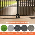 thumbnail image 5 of 8" Heavy Duty Fence Gate Wheel, 600lbs Load Capacity Spring Loaded Casters, 360° Rotation for Uneven Surfaces, 5 of 9