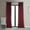 Burgundy, variant on Exclusive Fabrics Signature Pleated Blackout Velvet Curtain (1 Panel) Hunter Green 25 X 120 120 Inches