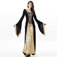 thumbnail image 4 of Disfraz de princesa Medieval para mujer, bata con capucha victoriana vintage, vestido de fiesta elegante, Carnaval y Halloween, 4 of 5