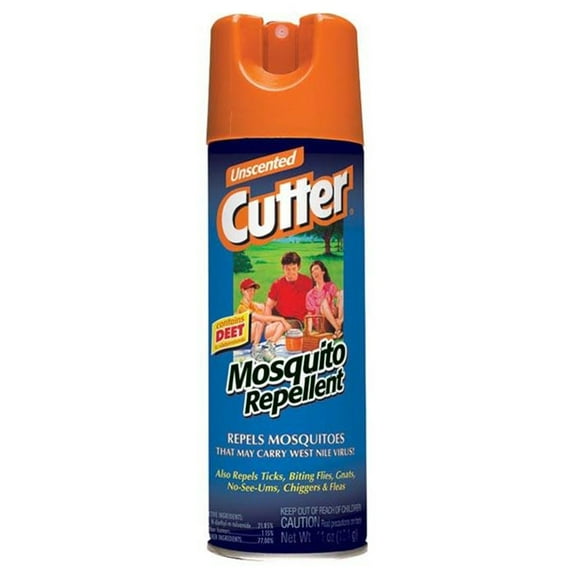 Unscented Cutter Insect Repellent, Aerosol Spray, 6-Ounce