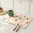 thumbnail image 3 of Flmtop Wear-Resistant Drain Mat Practical Dish Drying Mat Quick Dry Versatile Countertop Drain Mat Modern Placemats for Drinks Bar Home (Only Mat Included), 3 of 9