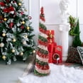 thumbnail image 4 of 4.92ft Realistic Artificial Christmas Tree, Christmas Tree Festival Lights Atmospheres Folding Decoration Party Christmas Tree Mini Christmas Trees, 4 of 6