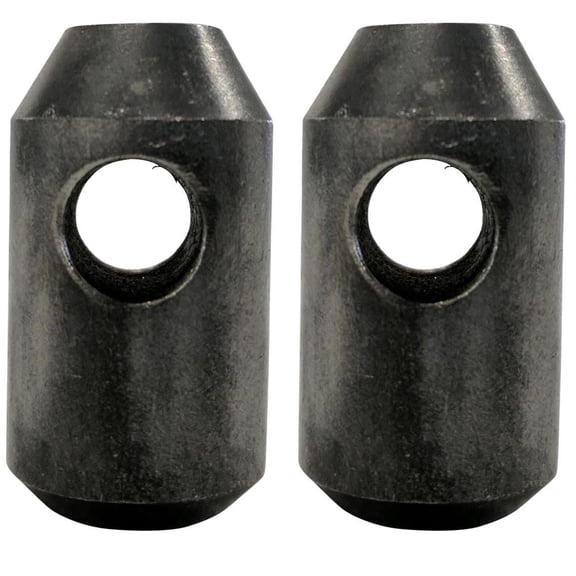 Titan Attachments Weld-On Bottom Pins Fits John Deere 200 to 500 Series Pair