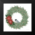 thumbnail image 2 of Miller, Sara Zieve 15x15 Black Modern Framed Museum Art Print Titled - Woodland Wreath No Words II, 2 of 5