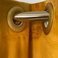 thumbnail image 4 of Your Chair Covers - 52 X 84 Inch Velvet Curtains with Grommets Gold - 2 Panels, 4 of 7