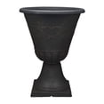 thumbnail image 1 of Southern Patio Sonoma Urn 16in Diameter Resin Stone Planter, Rust Brown, 1 of 7