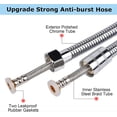 thumbnail image 2 of Toilet Bidet Sprayer, Handheld Cloth Diaper Sprayer, Bathroom Sprayer Kit, Spray Attachment with Hose, Stainless Steel Easy Installation, Large Water, 2 of 5