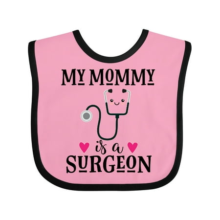 

Inktastic Surgeon Mom Baby Gift Gift Baby Girl Bib