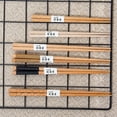 thumbnail image 1 of opvise 1 Pair Japanese Travel Portable Reusable Non-slip Wooden Chopsticks Tableware 1, 1 of 8