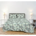 thumbnail image 3 of ROYALE LINENS 300 Thread Count 100% Long Staple Combed Cotton Sheet Set - 4 Piece Bed Sheet 1 Fitted Sheet, 1 Flat Sheet, 2Pillowcase -Breathable, Cool & Crisp Percale Sheet Set (Queen-Winter White), 3 of 10