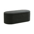 thumbnail image 5 of Jopath 40" Storage Ottoman Bench,Upholstered Storage Bench End of Bed Stool with Storage for Bedroom,Living Room,Entryway,Black, 5 of 7