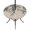 Oatmeal, variant on Round Outdoor Tablecloth with Umbrella Hole and Zipper, Beige Black Branches Tablecloth with Elastic Waterproof, Botanical Dead Tree Birds Patio Table Covers for 45" - 54" Picnic Pool Tables