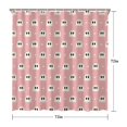 thumbnail image 5 of Pink Halloween Ghosts Shower Curtain 72"x72" ,Bathroom Decorative Shower Curtains Set with 12 Hooks,Modern Waterproof Washable Shower Curtain, 5 of 6