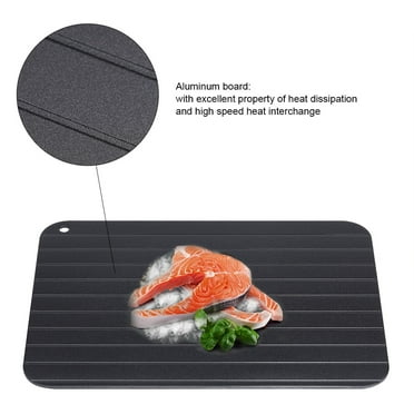 Meat Thawing Tray, Defrost Plate,Metal Aluminum Fast  Food Meat Defrosting Thawing Tray Plate Home Kitchen Gadget