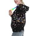 thumbnail image 2 of Uemuo Butterfly1 Pattern Women's Hoodie with Eye-catching Drawstrings- Casual Pullover Hoodie with Kangaroo Pocket, Stylish Hooded Sweatshirt-XX-Large, 2 of 7