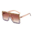 thumbnail image 1 of Mialoley Kids Oversize Square Sunglasses, Bling Rhinestone Frame Sunglasses, 1 of 2