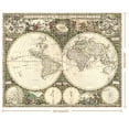 thumbnail image 2 of Mindbogglers Gold 1500-Piece Jigsaw Puzzle: Vintage World Map - Jigsaws for Adults - Deluxe Jigsaw Puzzles - 33x26in - Intricate Puzzles - Advanced Jigsaws - Hobbies - Gold Foil Jigsaw Puzzles, 2 of 8