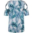 thumbnail image 4 of Blouse Décontractée pour Femmes Manches Courtes Mode Imprimée Col Rond T-Shirts Chemise, 4 of 8
