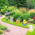 thumbnail image 6 of Easter Yard Sign Decorations,Easter Egg,Gift Basket,Easter Rabbit,Bunny Gnome Letters PVC Stakes Yard Décor Garden Sign for Holiday Festival Home Outdoor Easter Decoration, 6 of 8