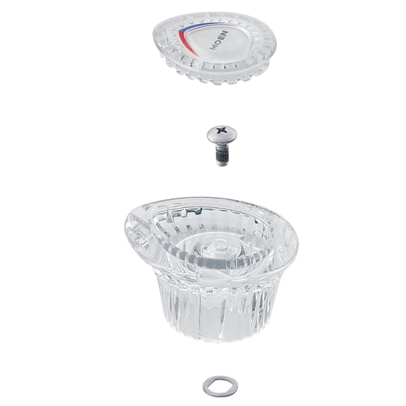 Moen 96782 Clear Chateau Handle Kit For Single-Handle Bathroom Faucet