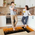 thumbnail image 4 of Halloween Kitchen Rug Set of 2, Non Slip Pumpkin Spooky Mats with Anti Fatigue Comfort, Washable Halloween Decor Rugs for Sink Laundry Office, Farmhouse Holiday Floor Mats 15.8x23.6+15.8x43.3 Inches, 4 of 6