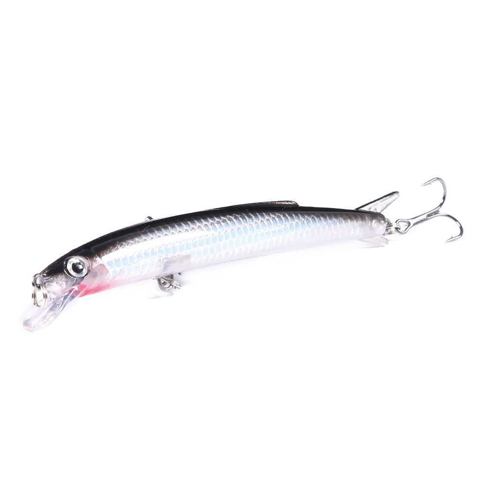 HENGJIA Fishing Lures Large Hard Bait Minnow VIB Lure with Treble Hook Life-Like Swimbait Fishing Bait Popper Crankbait Sinking Lure for Trout Bass Walleye Redfish