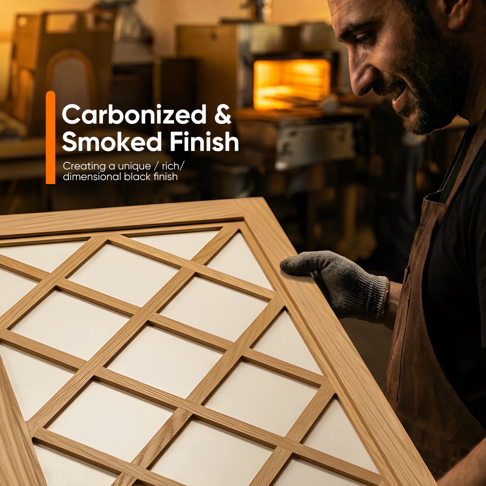 Jostyle 4/6 Panel Room Divider Privacy Screen with Storage Shelves Foldable Wood