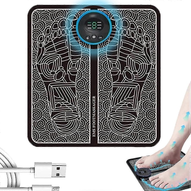 EMS Foot Massager - EMS Foot Massager and Circulation Booster - Feet Massager - Electrapy Massager for Foot - Foot Massager for Circulation Booster