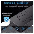 thumbnail image 3 of Multicontacto Bloosom  Electrico Usb Premium Regleta 8+3+1 Negro, 3 of 4