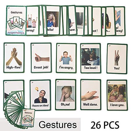 richardy 26pcs/set gestures kids gifts english flash cards pocket card educational learning baby toys for children pre kindergarten walmart canada richardy 26pcs/set gestures kids