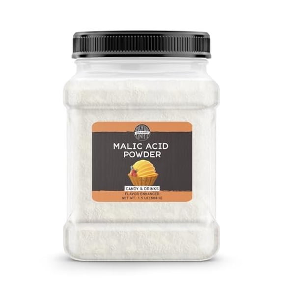 Birch & Meadow Malic Acid Powder, 1.5 lb, Flavor Enhancer, Sour Candies