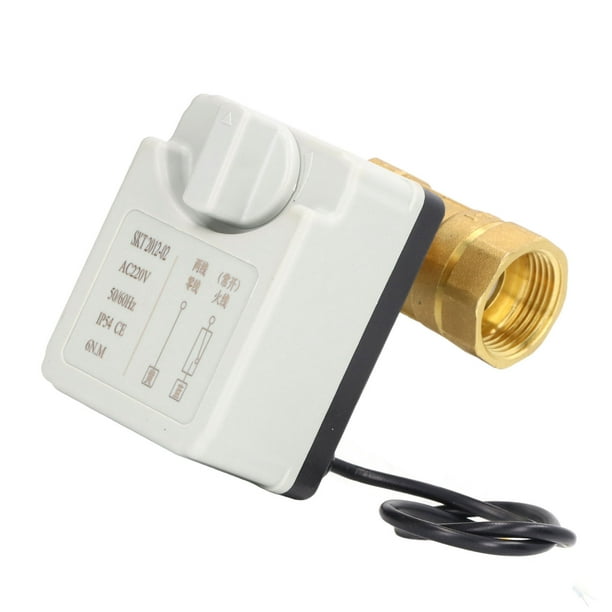 Válvula De Bola Normalmente Abierta, Válvula De Bola Eléctrica Automática Manual DN25 A Prueba De Polvo Para Motor Síncrono