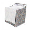 thumbnail image 3 of Geometric Washer Cover, Pastel Oriental Mosaic Square Scraps Effect Tile Pattern Folkloric Cultural Art, Suitable for Dryer and Washing Machine, 29" x 28" x 40", Multicolor, by Ambesonne, 3 of 3
