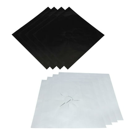 

WEPRO 8PCS Reusable Gas Range Stovetop Burner Protector Liner Cover Cleaning Kitchen