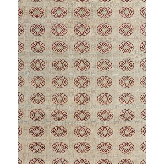 Ahgly Company Machine Washable Indoor Rectangle Abstract Dark Almond Brown Area Rugs, 6' x 9'