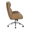 thumbnail image 2 of Blanchard Executive Office Chair in Nutmeg Faux Leather, 2 of 4