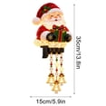 thumbnail image 3 of Winter Glow Santa Claus Icicle Light Decor Christmas Decor, LED Santa Claus Design Christmas Outdoor Decorations, Waterproof Hanging Christmas Lights for Porch, Yard, 3 of 7