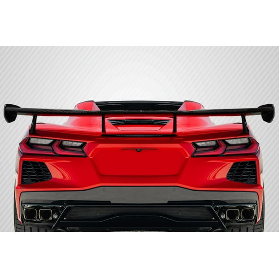 2020-2023 Chevrolet Corvette C8 Carbon Creations High Wing Spoiler - 1 Piece
